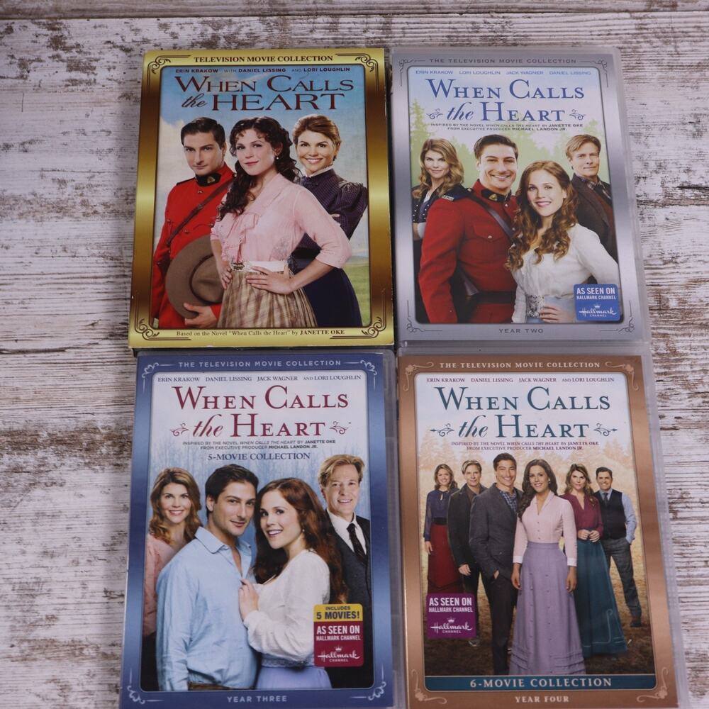 When Calls The Heart Year Season 1, 2, 3, 4 DVD